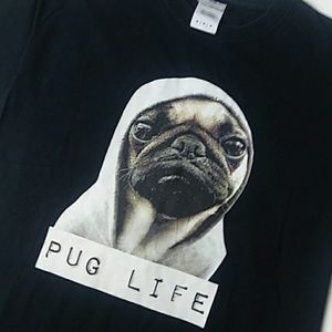 PUG LIFE T,SHIRT